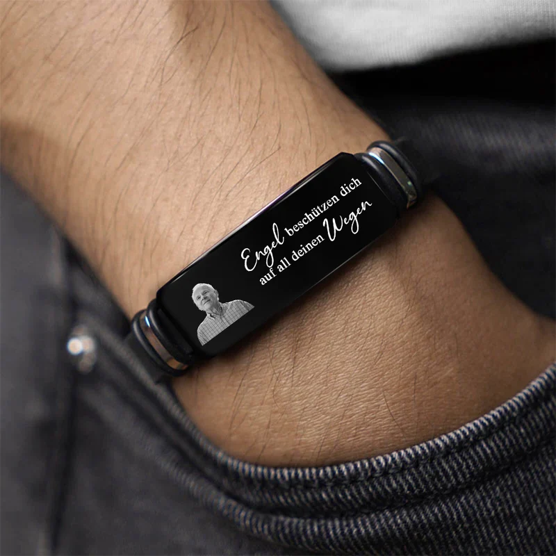 Wir Sind Immer Bei Dir - Personalisierte Trauergeschenke | Armband Mit Foto