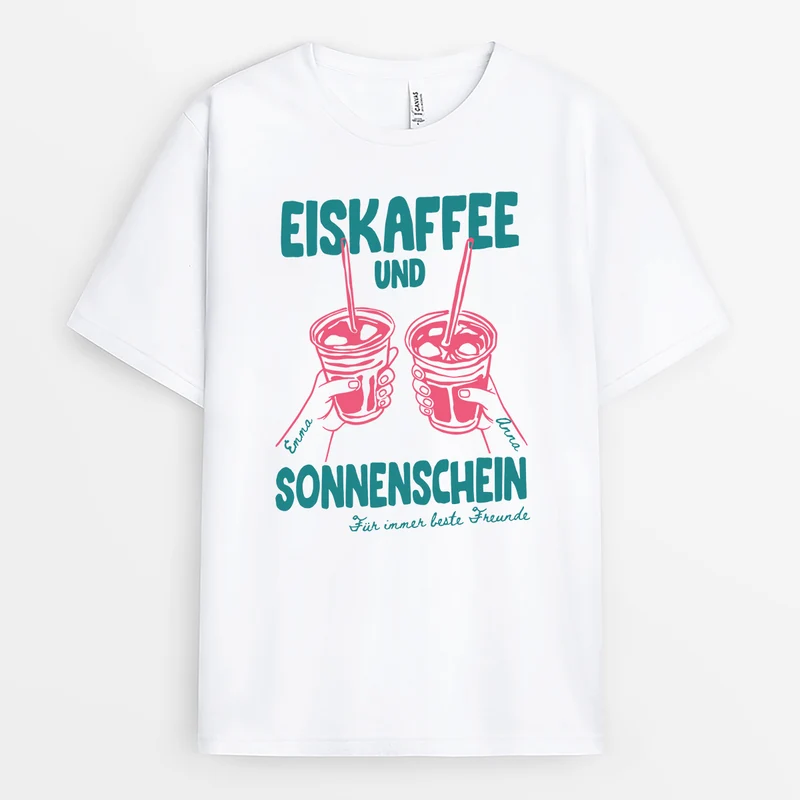Für Immer BFF - Personalisierte Geschenke Beste Freundin | T Shirt