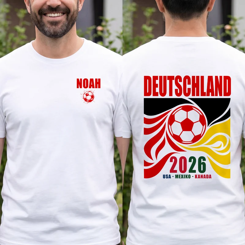 Deutschland Fußballmannschaft - Personalisiertes Geschenk | Fussball Shirt