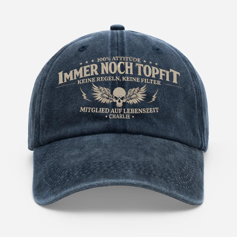 Keine Regeln Keine Filter - Personalisierte Geschenke Für Männer | Washed Cap