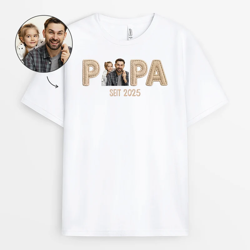 Mama Papa Seit - Personalisierte Geschenke Foto | T Shirt