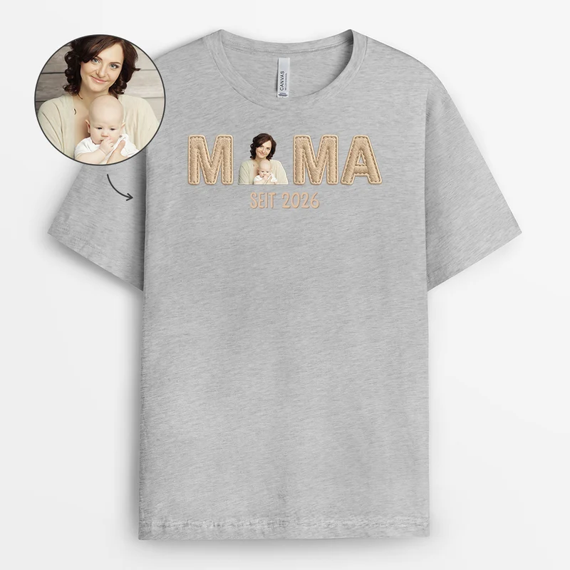 Mama Papa Seit - Personalisierte Geschenke Foto | T Shirt