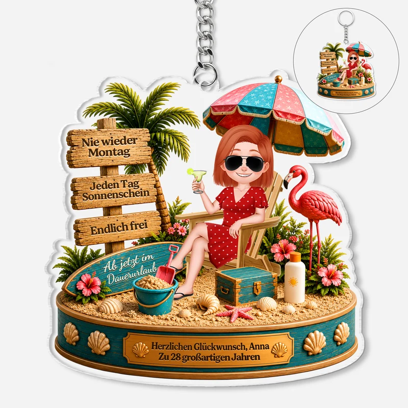 Endlich Keine Montage Mehr - Personalisierte Geschenke Zum Ruhestand | Acryl Schlüsselanhänger Männer Frauen