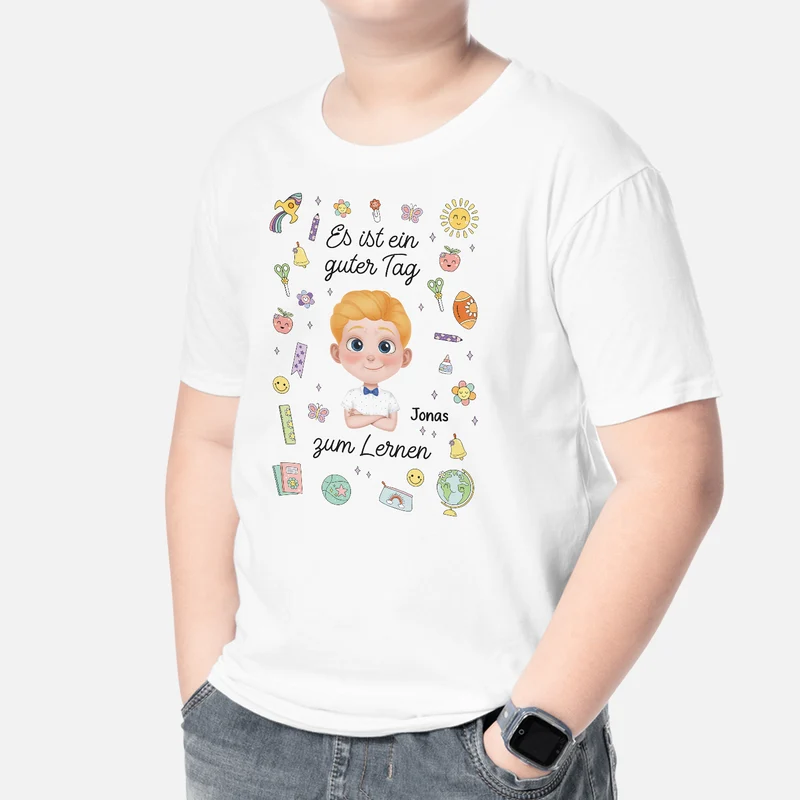 Es Ist Ein Guter Tag Zum Lernen - Personalisierte Geschenke Kinder | T-Shirts