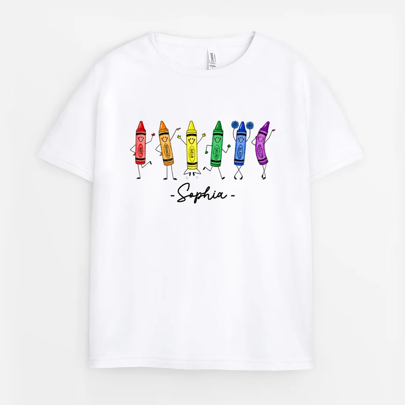 Buntstifte - Personalisiertes Geschenk | T-Shirts Kinder