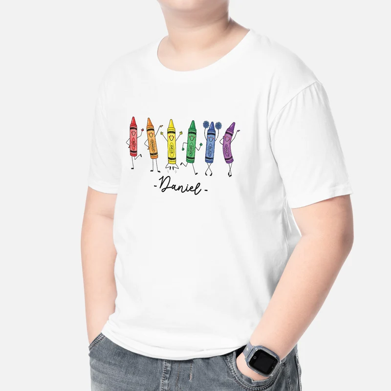 Buntstifte - Personalisiertes Geschenk | T-Shirts Kinder