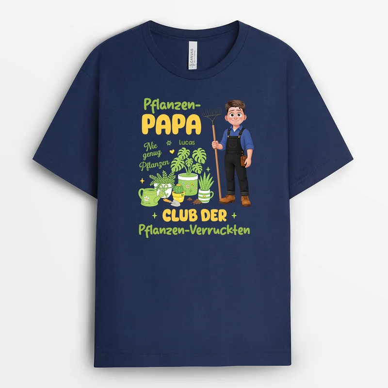 Club Der Pflanzen-Verrückten - Personalisiertes Geschenk | Garten T Shirt Damen Männer