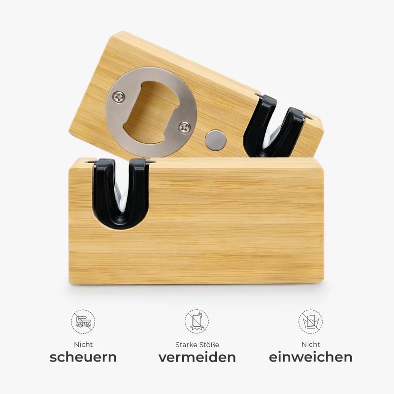 Glückwunsch Dazu Mein Papa Zu Sein - Personalisiertes Geschenk | Messerschärfer mit Flaschenöffner Papa Opa