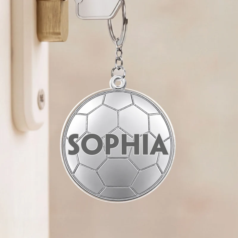 Fußball - Personalisiertes Geschenk | Acryl Schlüsselanhänger Männer Frauen