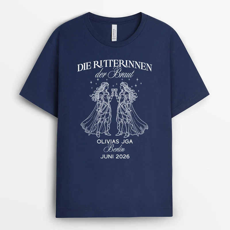 Last Knight Out - Personalisiertes Geschenk | Brautjungfer Braut Shirt JGA Hochzeit