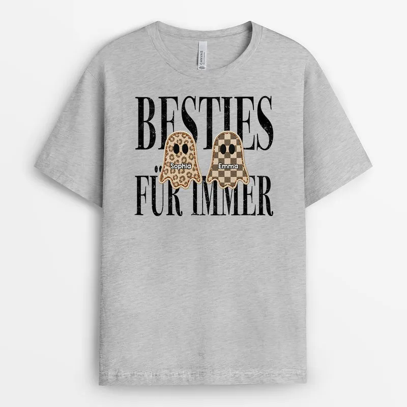 [3D-Optik] Gruselzeit - Personalisiertes Geschenk | Shirt Halloween Weiß