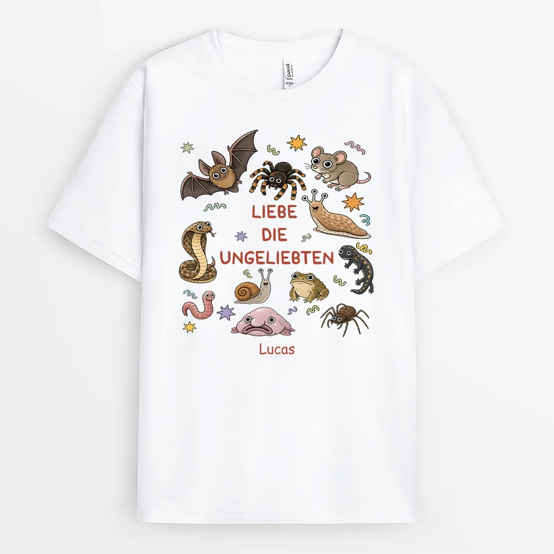 Liebe Die Ungeliebten - Personalisiertes Geschenk | T Shirts Damen Männer