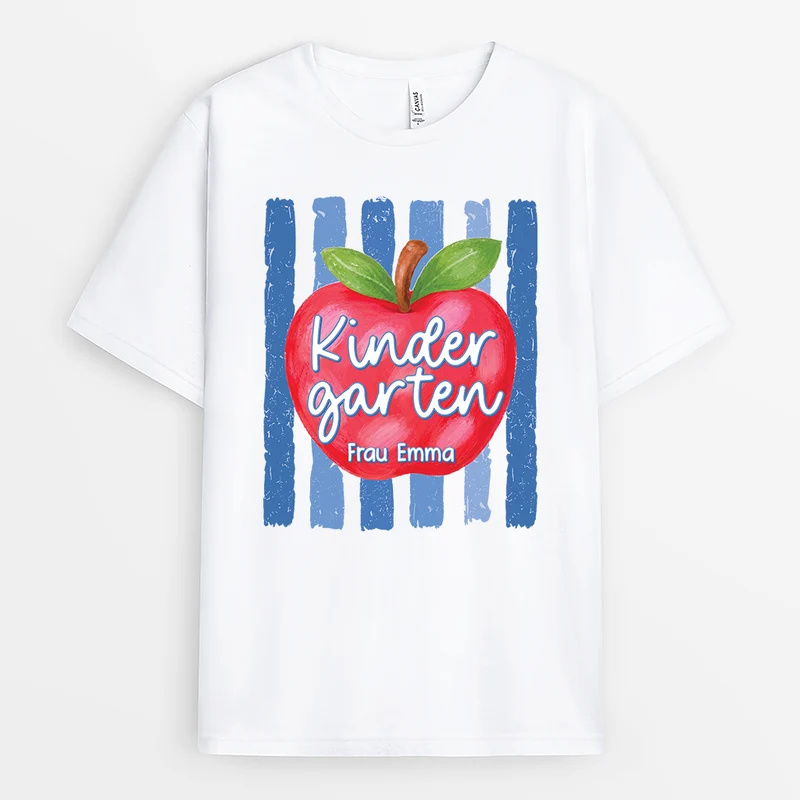 Kindergarten Schule - Personalisiertes Geschenk Lehrer | T Shirt