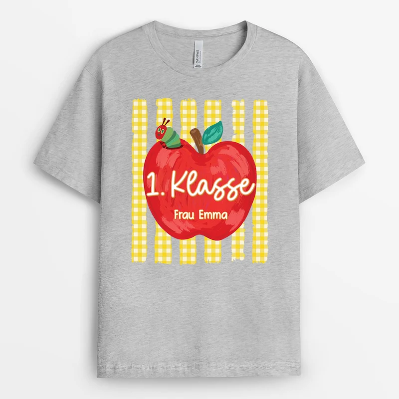 Kindergarten Schule - Personalisiertes Geschenk Lehrer | T Shirt