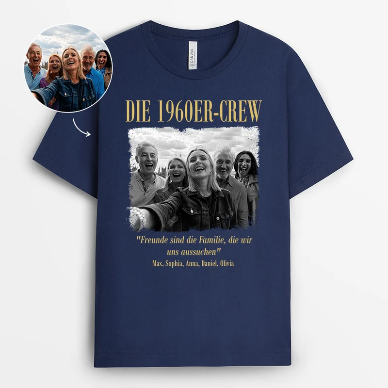 Verbunden Durch Loyalität Chaos Und Unsere Insider-Witze - Personalisierte Geschenke Foto | Freundschafts T Shirts