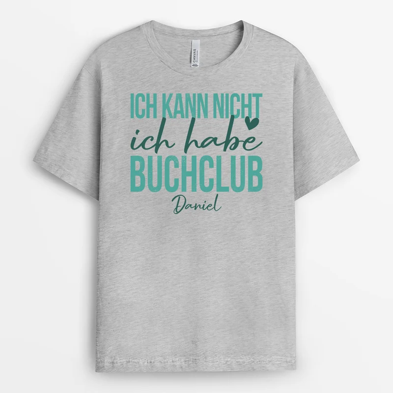 Bücher Sind Meine Liebessprache - Personalisiertes Geschenk | T Shirt Leseratte Frauen Männer