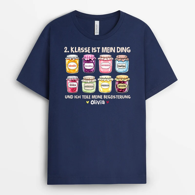 Vorschule Ist Mein Ding Und Ich Teile Meine Begeisterung - Personalisiertes Geschenk Lehrer | T Shirt Erzieherin