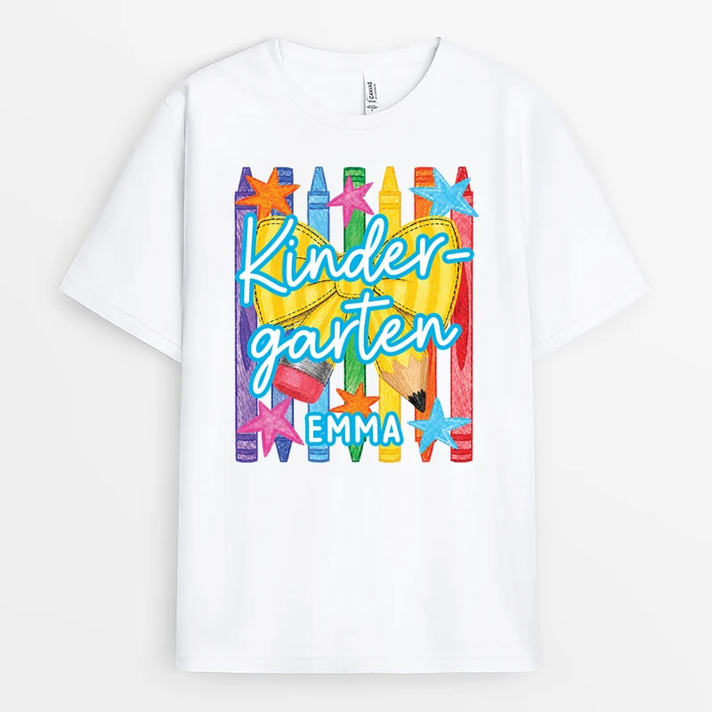 Buntstifte - Personalisiertes Geschenk Lehrer | T Shirt