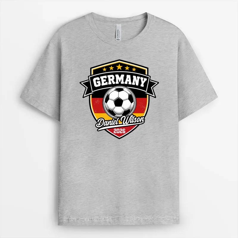 WM 2026 - Personalisiertes Geschenk | Fussball Shirt