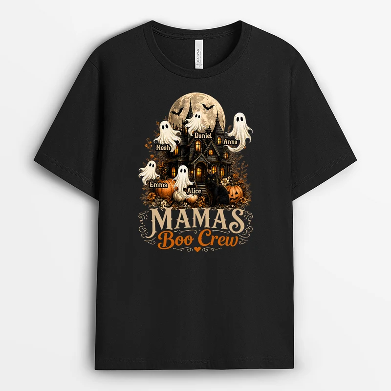 Mama & Papas Boo Crew - Personalisiertes Geschenk | Halloween Shirt