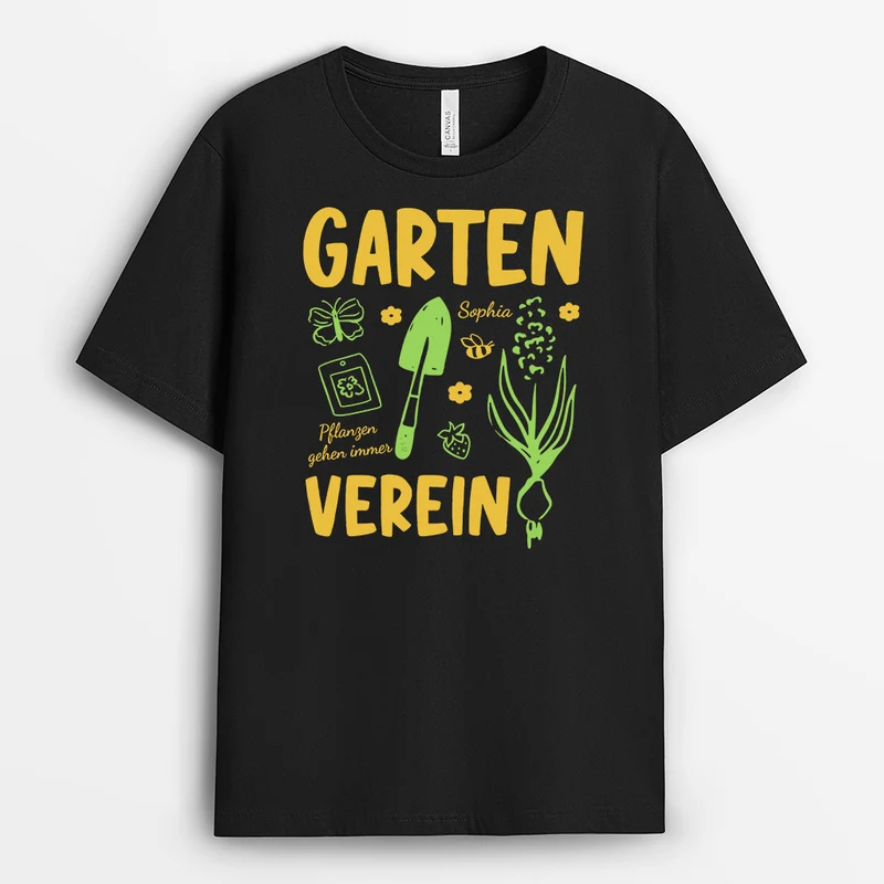 Garten-Verein - Personalisiertes Geschenk | T Shirts Damen Männer