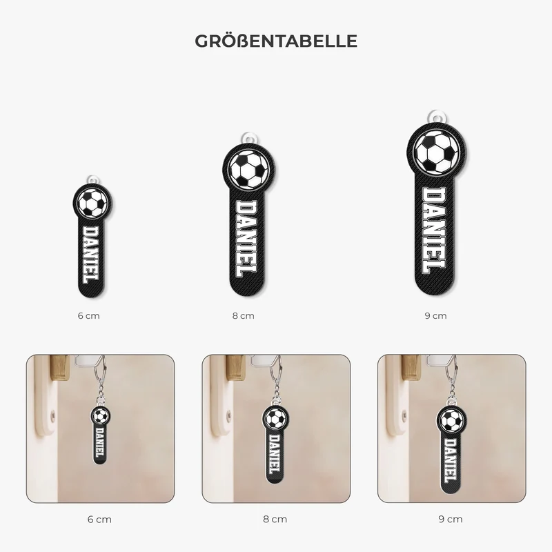 Sportarten + Name - Personalisiertes Geschenk | Acryl Schlüsselanhänger Männer Frauen