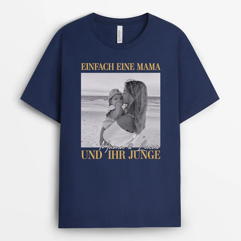 Einfach Ein Papa Mit Seiner Tochter - Personalisierte Geschenke Foto | T Shirt Papa Mama