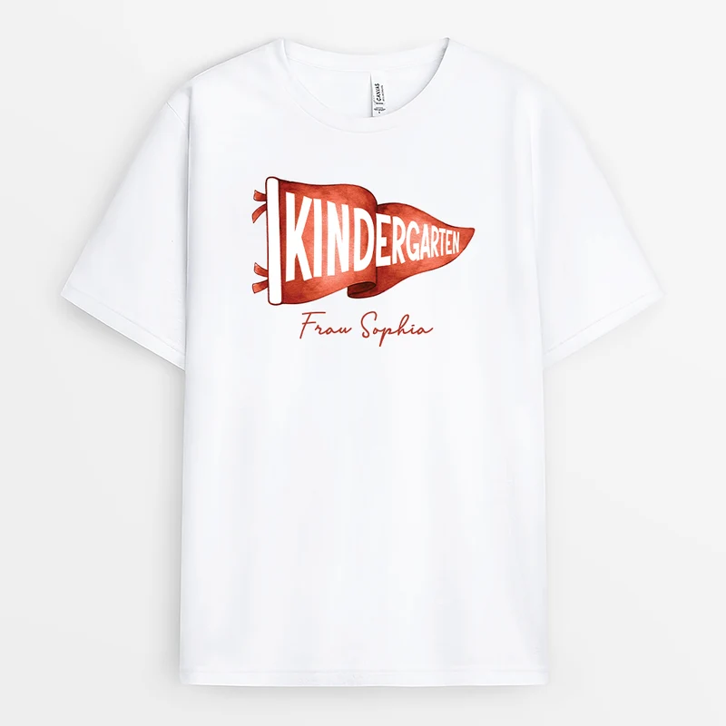 Wimpel Schulkind - Personalisiertes Geschenk Lehrer | T Shirt