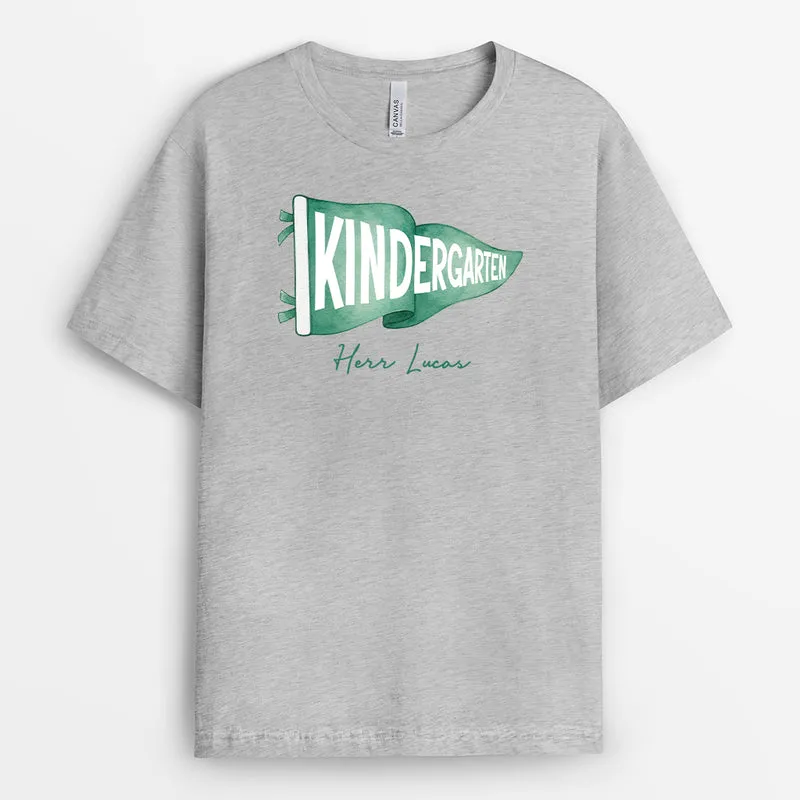 Wimpel Schulkind - Personalisiertes Geschenk Lehrer | T Shirt