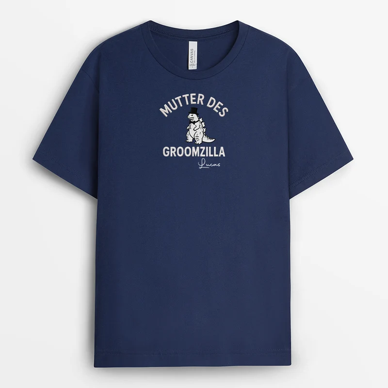 [3D-Optik] Bridezilla Groomzilla - Personalisiertes Geschenk | Braut Bräutigam T Shirt