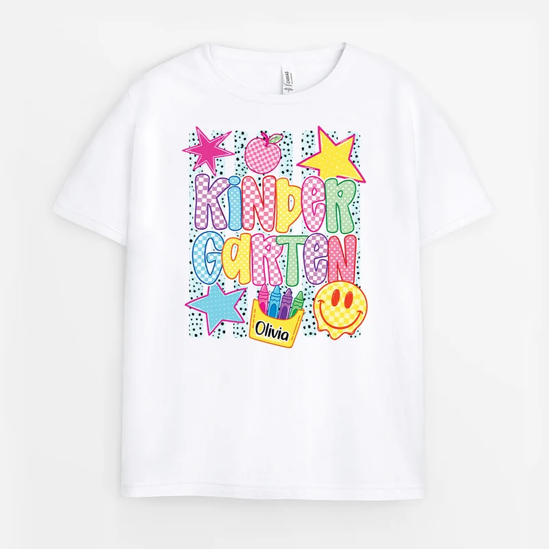 Kindergarten - Personalisierte Geschenke Kinder | T-Shirts Apfel