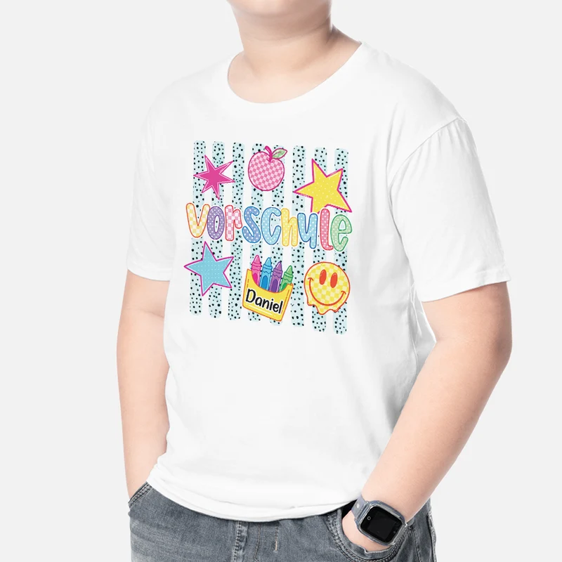 Kindergarten - Personalisierte Geschenke Kinder | T-Shirts Apfel