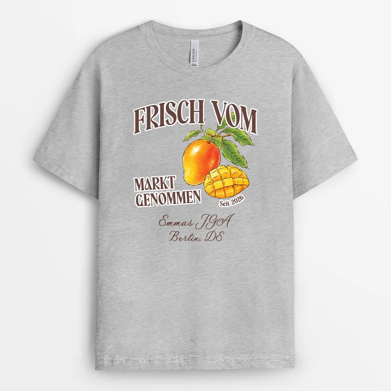 Frisch Vom Markt Genommen - Personalisiertes Geschenk | Lustige JGA Shirts Frauen