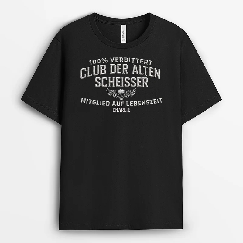 Old Bikers Club - Personalisierte Geschenke Lustig | T-Shirt Opa Papa