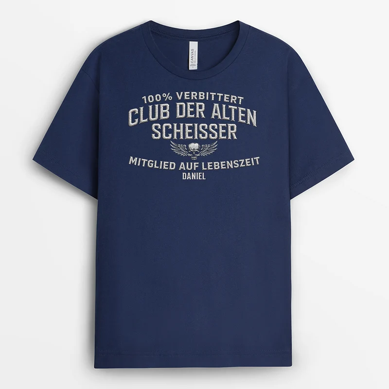 Old Bikers Club - Personalisierte Geschenke Lustig | T-Shirt Opa Papa