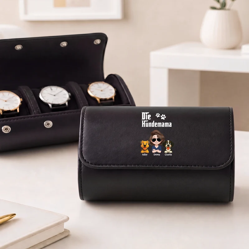 Der Hundepate - Personalisiertes Hunde Geschenk | Uhrenetui Leder