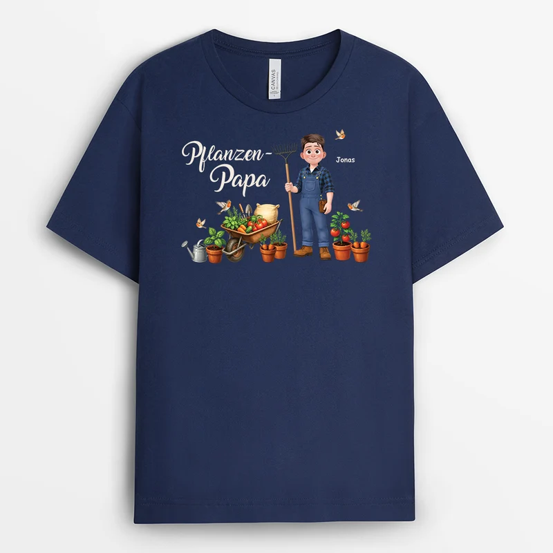 Pflanzen-Lady - Personalisiertes Geschenk | T Shirts Damen Männer Garten