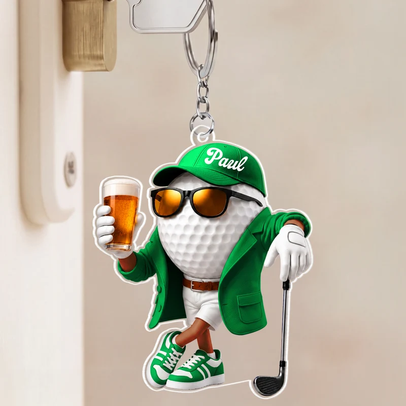 Golf - Personalisierte Geschenke Für Männer | Acryl Schlüsselanhänger
