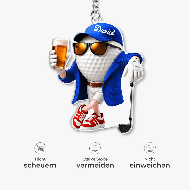 Golf - Personalisierte Geschenke Für Männer | Acryl Schlüsselanhänger