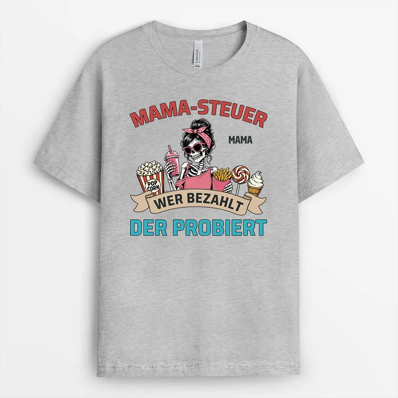 Wer Bezahlt Der Probiert - Personalisiertes Geschenk | Mama Papa Shirt Lustig