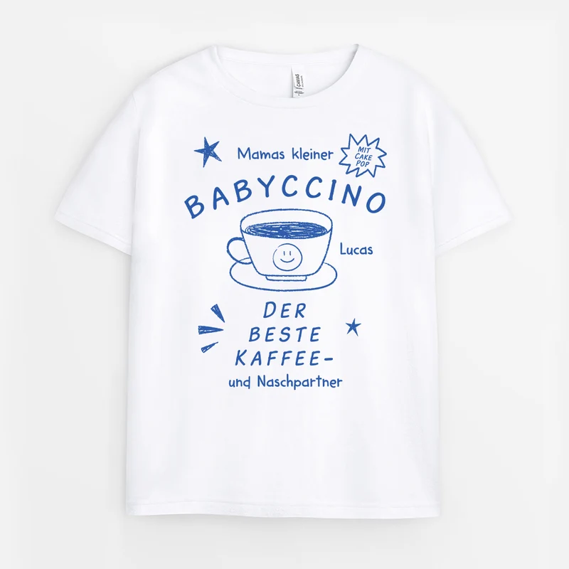 Mama Und Papas Kleiner Babyccino - Personalisierte Geschenke Kinder | T-Shirts