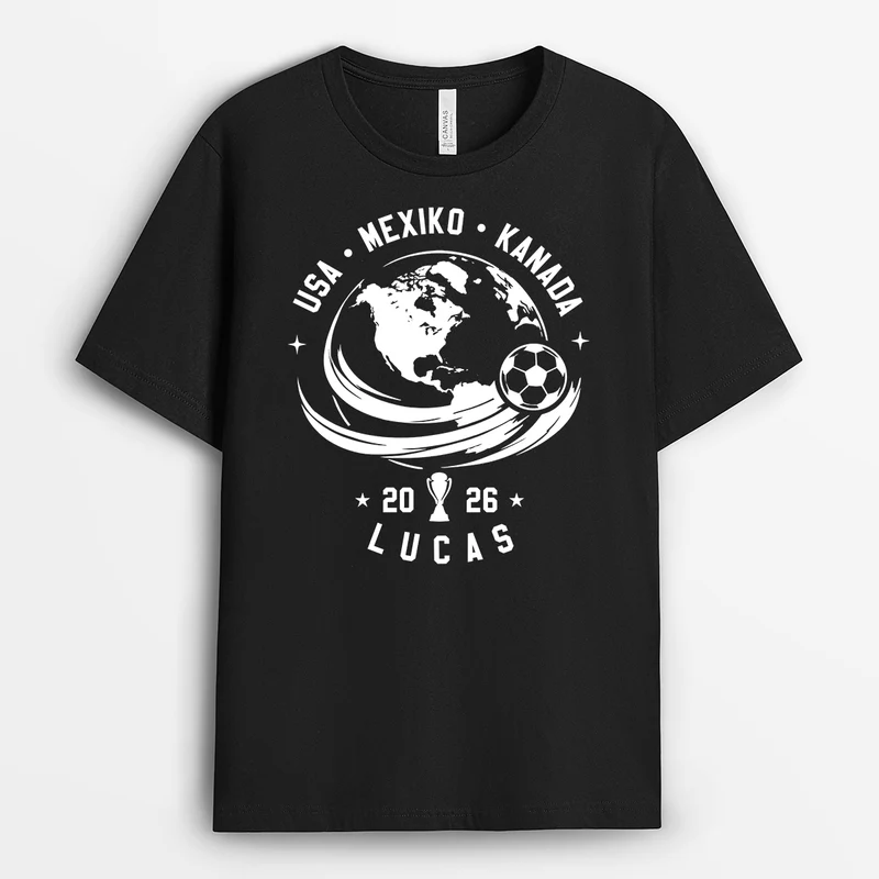 WM Trophäe - Personalisiertes Geschenk | Fussball Shirt Damen Herren