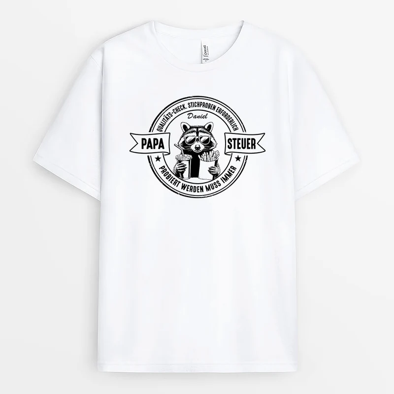 Probiert Werden Muss Immer - Personalisierte Geschenke Lustig | Weißes T-Shirt Opa Papa