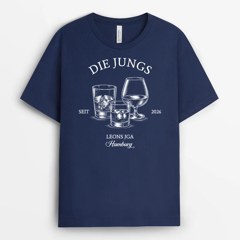JGA Braut Und Bräutigam - Personalisiertes Geschenk | JGA Shirts Schwarz