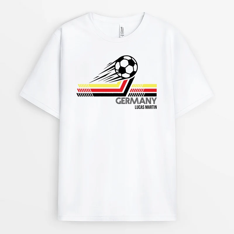 Fußball Deutschland - Personalisiertes Geschenk | Fussball Shirt