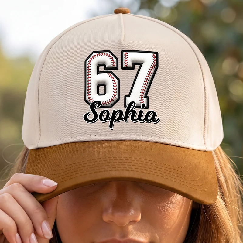 Spielernummer + Name - Personalisiertes Geschenk | Baseball Cap