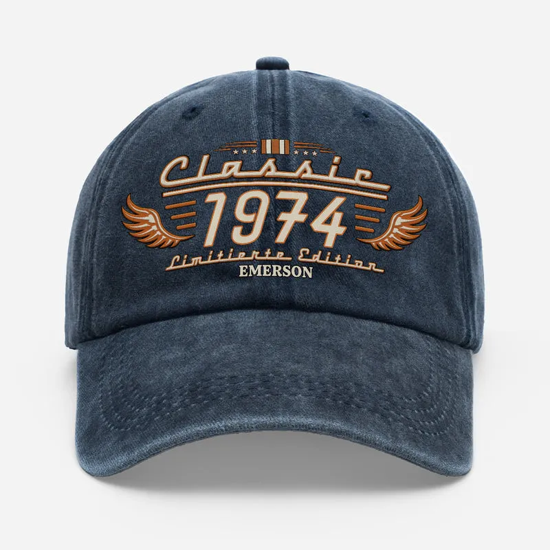 Classic Limitierte Edition - Personalisierte Geschenke Für Männer | Washed Cap