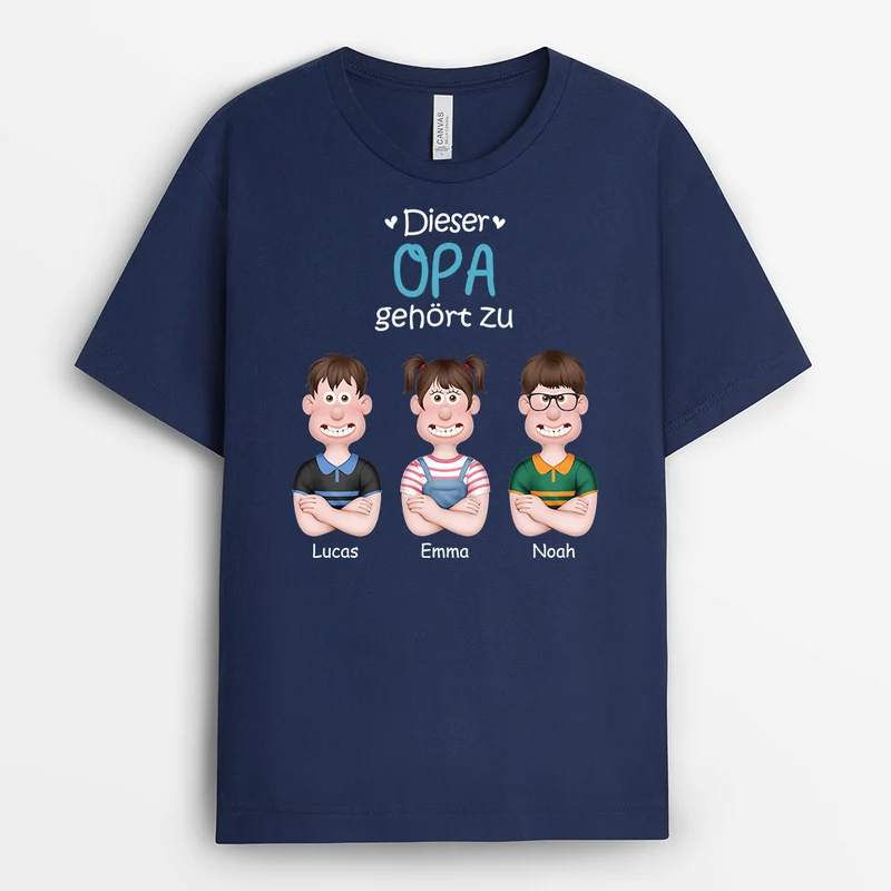 Diese Oma Gehört Zu - Personalisiertes Geschenk | Opa Papa Mama Oma T Shirt Shaun Das Schaf