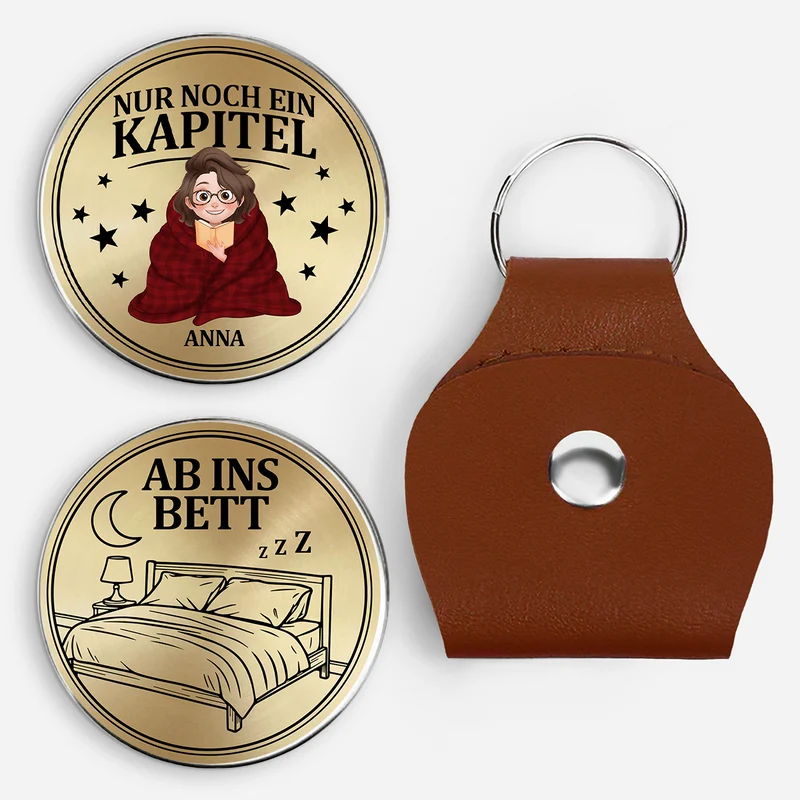 Nur Noch Ein Kapitel - Personalisierte Geschenke Für Leseratten Männer Frauen | Pocket Hug Schlüsselanhänger