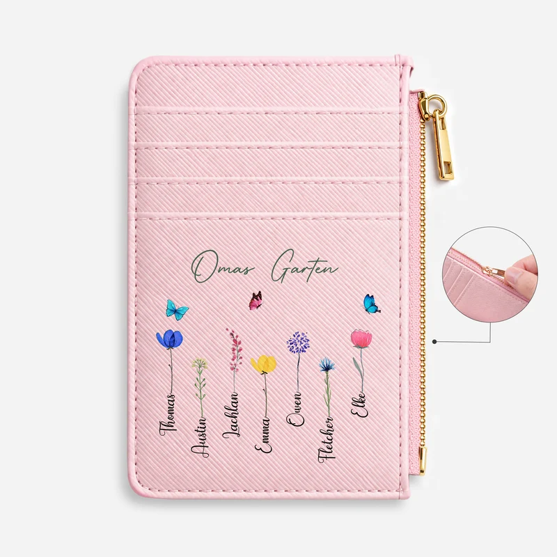 Mamas Garten - Personalisiertes Geschenk | Kartenetui Base Light Mama Oma